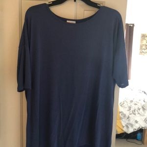 Blue LuLaRoe Irma size Medium